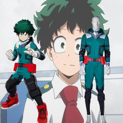 Hero Academia Hero Akademia Izuku Midoriya Cosplay Costume Boku No Deku Costume Version II For Halloween Fans Party Performance