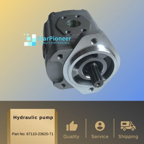 Forklift Parts Hydraulic pump, Gear pump for Toyota 6 series Part # 67110-23620-71,67110-33620-71,67110-23640-71