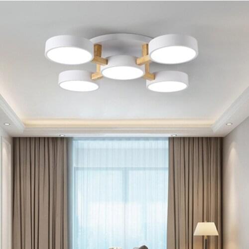 Nordic Bedroom Chandelier Ceiling Lamp Simple Modern Small Living Room Dining Room Atmosphere Personality Room Ceiling Lighting