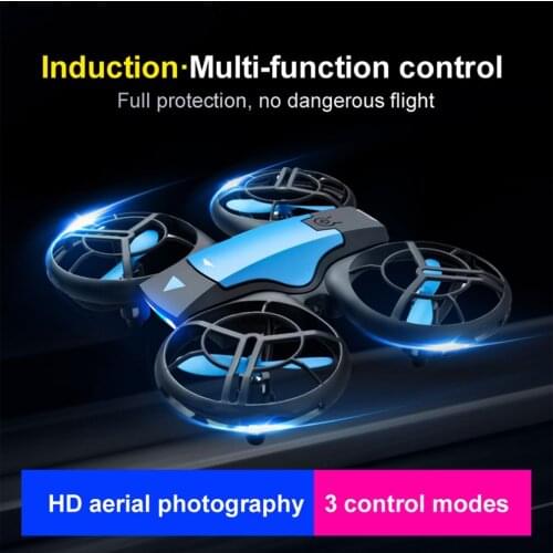 V8 New Mini Drone 4K 1080P HD Camera WiFi Fpv Air Pressure Height Maintain Foldable Quadcopter RC Dron Toy Gift