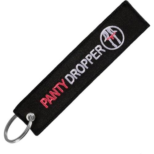 Fashion Car Keychains Penty Dropper Letter Key Chain Bijoux Gifts Tag Porte Clef Customised Key Ring Key Chains llavero