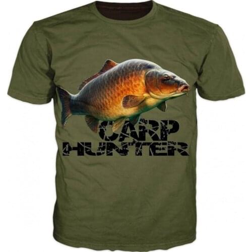 Mens and womens 3D fish print T-shirt casual sports breathable home short-sleeved XXS-6XL 2021 summer