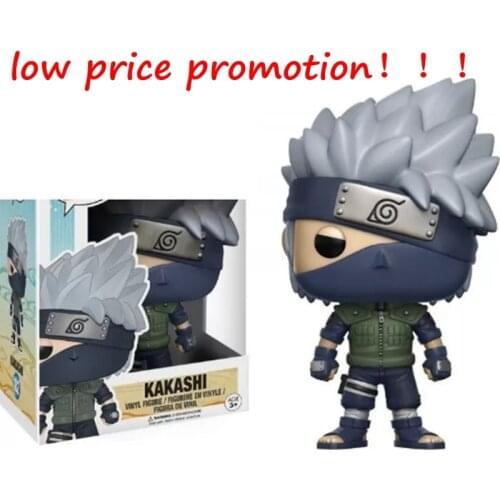 Funko POP Dolls NARUTOs SHIPPUDEN KAKASHI #182 Vinyl Figures Model Decoration Toys for Children Gift