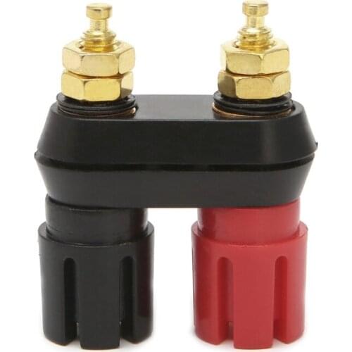 OOTDTY Dual 4mm Banana Plug Jack Socket Binding Post for Speaker Amplifier Terminal