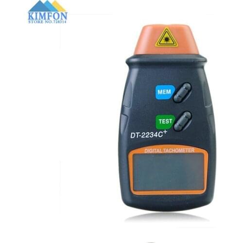 Wholesale) 50PCS/lot LCD Digital Laser Tachometer 2.5-100000 RPM (DT-2234C+)