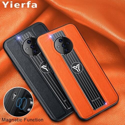 S6 Cases For VIVO S6 Phone Case Metal Magnetic Leather Silicone Shockproof Bumper On VIVO X50 Pro V19 Y50 Y70S Back Cover