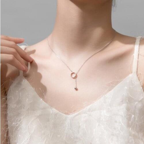 Silver Necklaces 925 Sterling Silver Pendants Necklaces Fashion Style