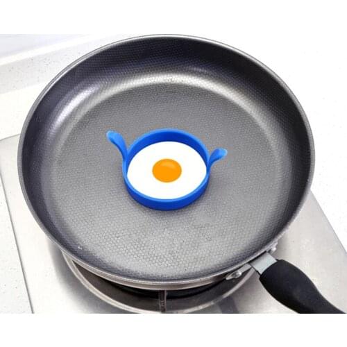 Silicone Omelette Eggs Mould Round Fried Eggs Molds Nonstick Pan Pancake Mold Household Kitchen Tools