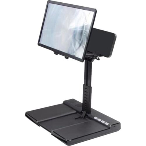 Screen Magnifier For Smartphones 3D Ultra Clear Projector Foldable Mobile Holder With Screen Magnification Holder