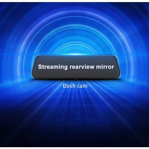 FHD 1080P Video Recorder Waterproof Dash Cam Stream media Pro Stream Rearvew Mirror Car Dvr Camera night vision