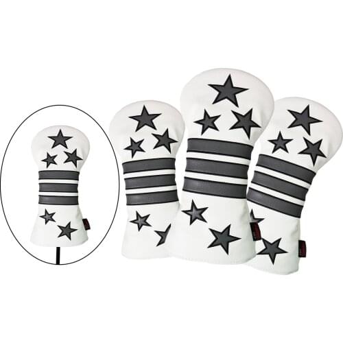 PU Golf Wood Head Cover Waterproof Wood Drivers Headcover Club Covers Guard