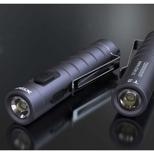 XTAR Mini Flashlight Keychains T2 Type C Rechargeable EDC Flash Light Built-in Battery Portable LED Flashlight With Hook Clip