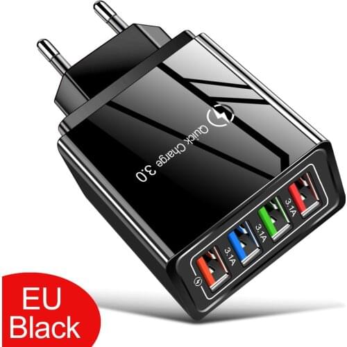 EU Plug USB Charger Quick Charge 3.0 for VW Polo 2016 golf 7 MK7 for Skoda Octavia combi A7 for SEAT Leon Ibiza 3