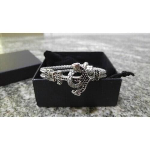 10pcs BC Artillery bangles on Gold Black Rose color made of stainless steel Atolyestone Bracelet