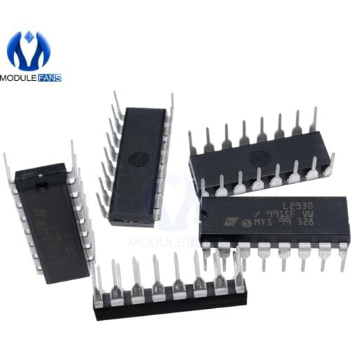 10PCS L293 L293D IC Motor Driver Drive Chip PAR PusH Pull 4 Four Channel Module DIP DIP16 DIP-16