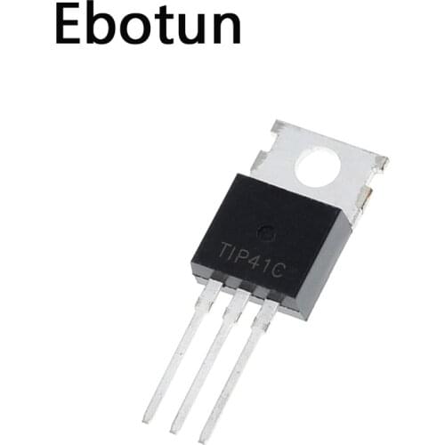 10PCS TIP41C TIP41 TO220 TIP41C TIP41 NPN Silicon Power Transistor 6 A, 100 V, 3-Pin