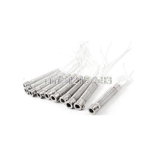 10pcs Welder Soldering Iron Wired Heat Element Core Replacement 60W