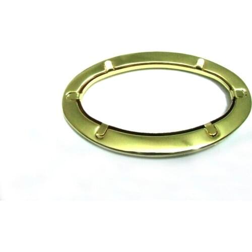 30 Pieces 105 x 70 mm Shine Gold Metal Purse Eyelets