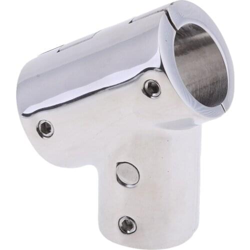 316 Grade Stainless Steel Boat Marine Handrail Fitting 60 Degree Tee 7/8'' 22mm