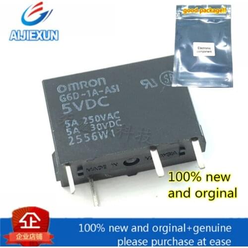 5Pcs 100% New and original G6D-1A-ASI-5VDC G6D-1A-ASI-DC5V G6D-1A-ASI-5V in stock