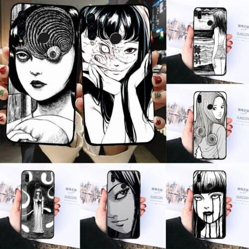 Junji Ito Tees Horror Phone Case For Huawei Honor 7C 7A 8X 8A 9 10 10i Lite 20 NOVA 3i 3e