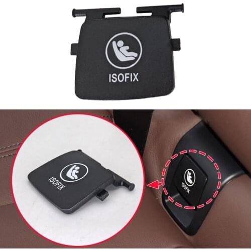 ABS Child Seat Cover Safety Rear Seat Isofix Cover Buckle Cover for BMW X3 G08 2017 2018 2019 2020 2021 Car Interior