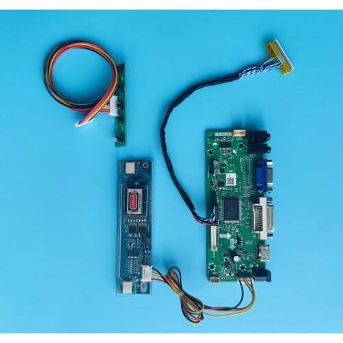 Kit for LTM200KT03/LTM200KT03-B/403 2 Lamps HDMI-compatible+DVI+VGA LCD 1600x900 30pin Driver Controller Board Panel Audio 20"