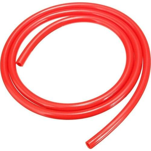 1 Meter Red Motorcycle Fuel Line Gasoline Oil Delivery Pipe Hose High Temperature Resistant Rubber Soft Tube ID 5mm OD 8mm