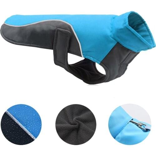 Large Dog Jacket Winter Warm Outdoor Waterproof Dog Clothes Coat For Labrador Big Dog Vest Chihuahua French Bulldog Outfits