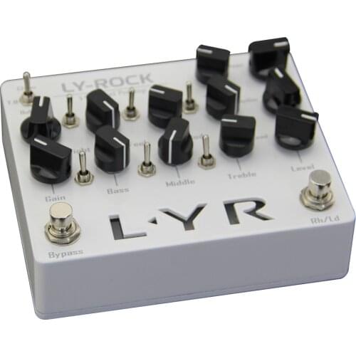 LY-ROCK 3-Channel Preamp Landing Pedals SOLO Lead For Guitar Overload Monoblock Effect pedal Guitar cabinet analog DI box