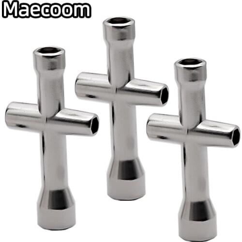 M2 M2.5 M3 M4 3D Printing Nozzles Wrench Screw Nut Hexagonal Cross Mini Wrench Spanner Maintenance Tool 4 Size