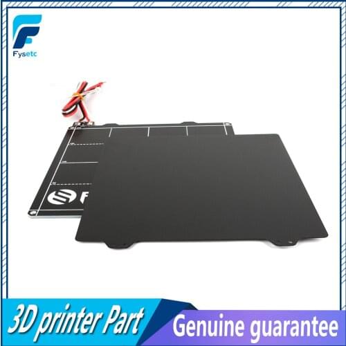 220x220mm Magnetic Heated Bed + Double Sided Textured Powder Coated PEI Spring Steel Sheet For Anet A8 A6 Wanhao I3 Ender 5