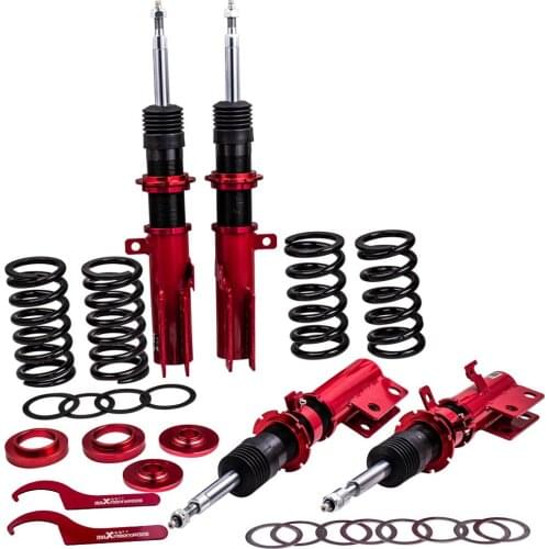 Complete Struts Air to Coil Springs Conversion Kit For Toyota CAMRY AVALON 2007-2011 24 Ways Adj. Coilovers Spring Shocks Struts