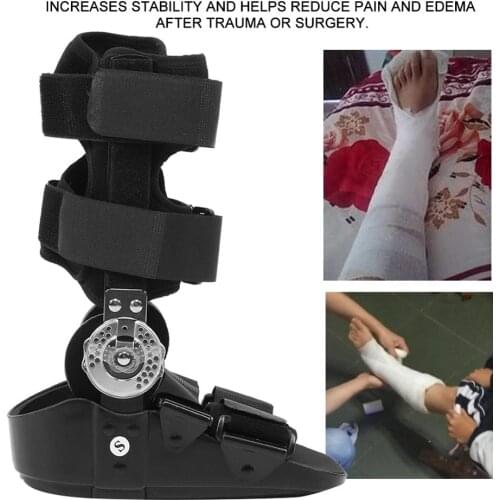 Medical Ankle Stabilizer Brace Walking Boots Support Adjustable Foot Ankle Walker Bone Care Release Disease Pain for Sport Injur