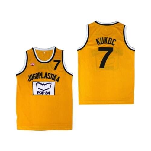 Streetwear JUGOPLASTIKA 7 KUKOC Shirts Embroidery Sewing Outdoor Sportswear Hip-hop Culture Movie Tops POP 84 Yellow 2020 Tee