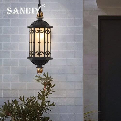 Outdoor Big Wall Light IP65 Waterproof Creativity Retro Sconce for House Doorway Porch Villa Garden Vintage Exterior Wall Lamp