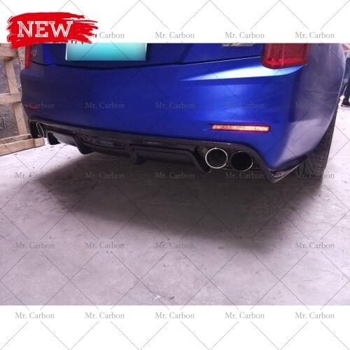 FOR CADILLAC CTS 2008-2013 CARBON FIBER REAR DIFFUSER TRIM BODY KIT TUNING PART FOR CTS REAR BOTTOM LIP SPLITTER RACING