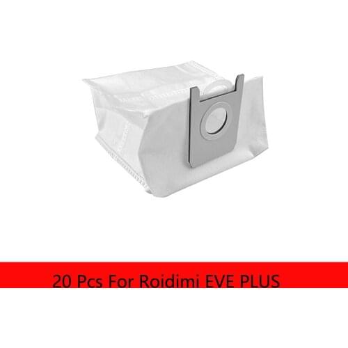Replaceble Dust Bag Accessories Sets Parts for XIAOMI Roidmi Eve Plus Robot Vacuum Cleaner