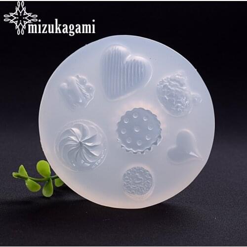 1pcs UV Resin Jewelry Liquid Silicone Mold Cat Love Heart Circular Resin Charm Molds For DIY Intersperse Decorate Making Jewelry