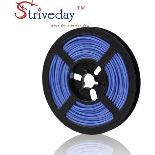 100 meters/roll 328ft 30AWG Flexible Silicone Rubber Wire Tinned Copper line DIY with 10 colors to choose from