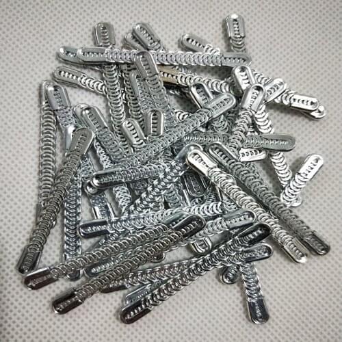 100pcs/lot 5mm width 5cm Galvanized Steel Wire Spiral Boning Sprial Steel Boning for Corset Making Wedding Dress DIY Sewing