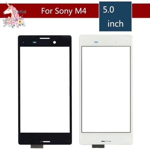 5.0" For Sony Xperia M4 Aqua E2303 E2333 E2353 LCD Touch Screen Digitizer Sensor Outer Glass Lens Panel Replacement