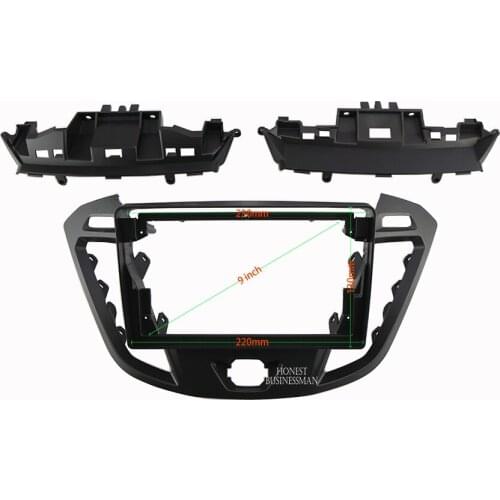 9 INCH Car Audio Frame GPS Navigation Fascia Panel Car dvd Plastic Frame Fascia is suitable for FORD TRANSIT/ TOURNEO 2017