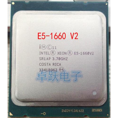 Free shipping E5-1660 V2 Original l Intel Xeon E5-1660V2 3.70GHz 6-Core E5 1660 V2 LGA2011 E5 1660V2