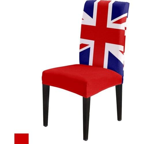 Spandex Chair Cover British Flag Chair Cover Home Decor Hotel Wedding Supplies Dining Chair Cover Stretch
