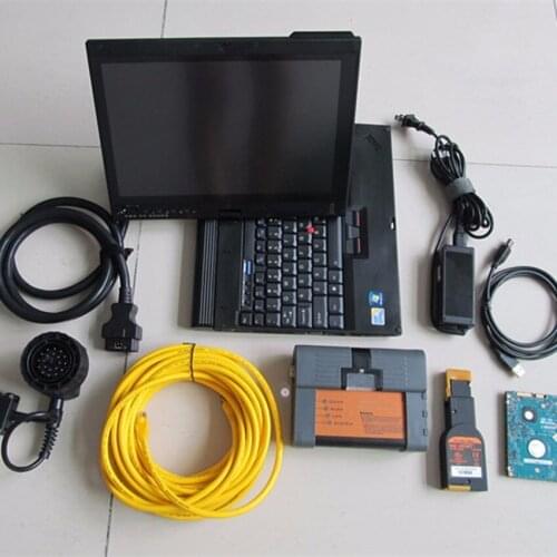For bmw icom 2020 with laptop x200t 4g software (ista d:4.24 ista p:3.67) expert mode 3in1 diagnostic programming tool