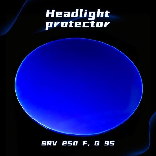 For YAMAHA SRV 250 F,G 1995 Motorcycle Screen Lens Guard Acrylic Headlight Protector Cover Headlamp Shield Accessories