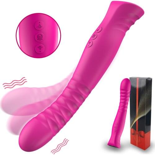 Powerful Vibrator For Women Clitoris Stimulator Soft Silicone Realistic Dildo Vibrators Female Masturbator Sex Toys For Adults