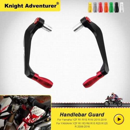 22mm Motorcycle Accessories Handle bar Grips End Brake Clutch Lever Guard Protection For Yamaha YZF R1 R3 R6 R15 R25 R125 R