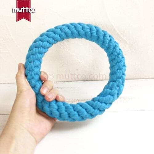 Wholesale high quality useful round dog pet toy cotton rope toy dog rope toy DRT-025